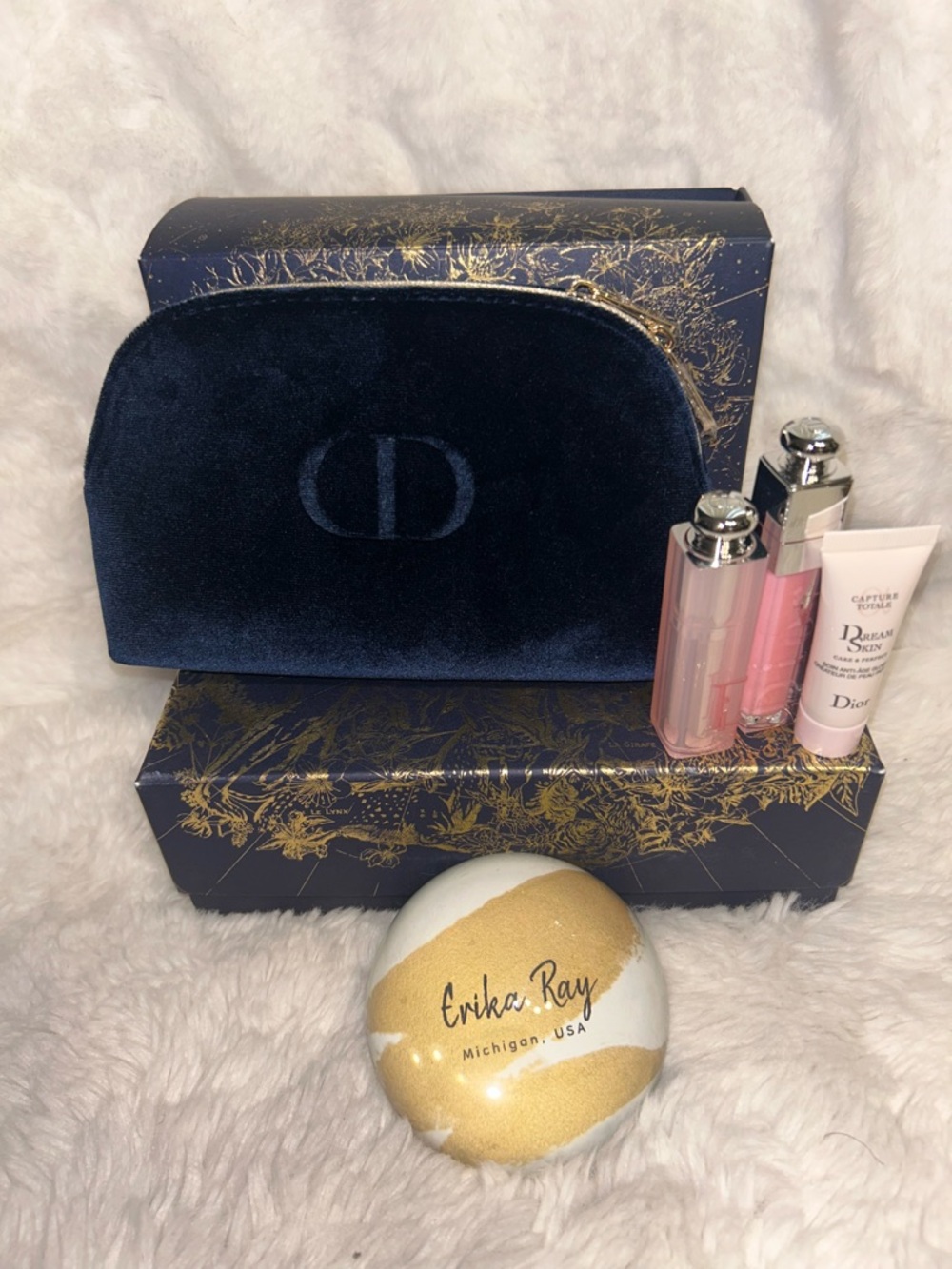 Dior Beauty Navy‎ Cosmetic Pouch- BRAND NEW/UNUSED-NWOT
